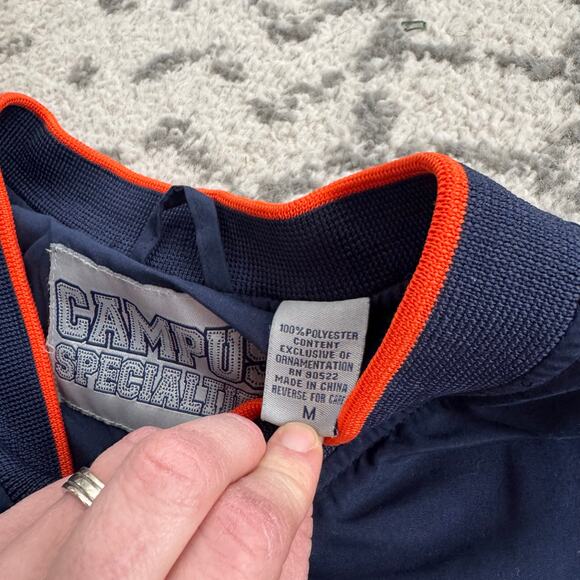 Campus Specialties University of Illinois Fighting Illini Windbreaker Pullover M - Picture 5 of 10